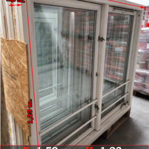DOBBELT VINDUER UDEN TOPVINDUER 123X150